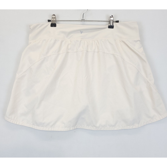Old Navy Skort Stretch Tech Dry Quick Beige Zip Pockets Women XL Tennis Active - Picture 2 of 9